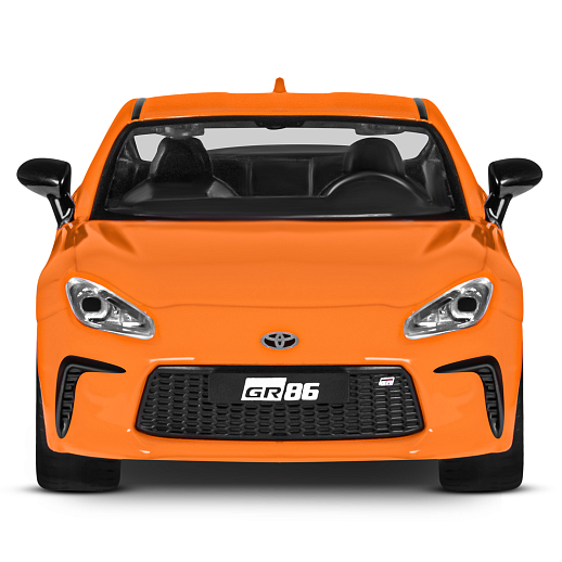 Игрушка для детей: Машинка металлическая 1:28 Toyota, цвет оранжевый, свет, звук, инерция, артикул JB1251782 в Джамбо Тойз #10