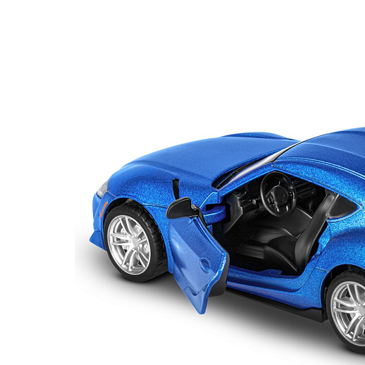 ТМ "Автопанорама" Машинка металлическая 1:31 Toyota Supra, матовый синий, откр. двери, свет, звук, инерция в/к 17,5*13,5*9 см в Джамбо Тойз #16