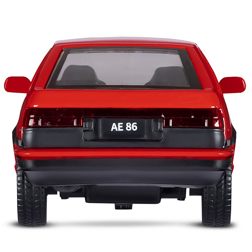 ТМ "Автопанорама" Машинка металл. 1:37 Toyota AE86, красный, инерция, откр. двери, в/к 17,5*12,5*6,5 см в Джамбо Тойз #6