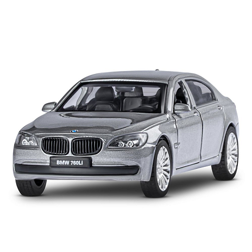 ТМ "Автопанорама" Машинка металлическая 1:46 BMW 760 LI, серый, откр. двери, инерция, в/к 17,5*12,5*6,5 см в Джамбо Тойз #6