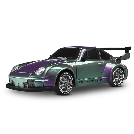 Р/у машинка для дрифта М1:24,2.4GHz,4WD,сменные шины 4шт., конусы 8шт.,свет,с аккум.,цвет хамелеон,в/к 24,5*11,5*19см в Джамбо Тойз #5