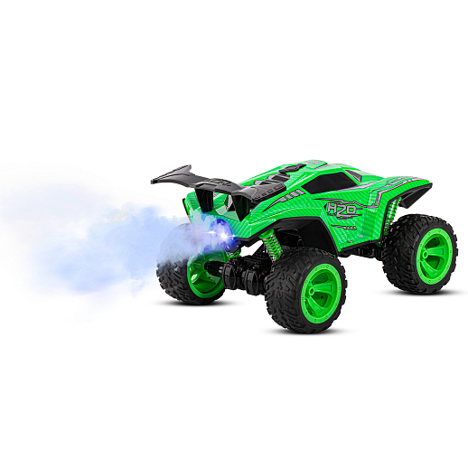 Р/У Краулер 4WD с функцией пара, подсветкой корпуса и пульта, М1:16, 2.4GHz, аккум. в компл., цвет зелёный, в/к 38*22*18,5 см в Джамбо Тойз #5