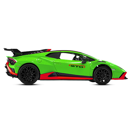 ТМ "Автопанорама" Машинка металлическая, 1:32 Lamborghini STO, зеленый, принт, откр. двери и багажник, свет, звук, инерция, в/к 17,5*12,5*6,5 см в Джамбо Тойз #10
