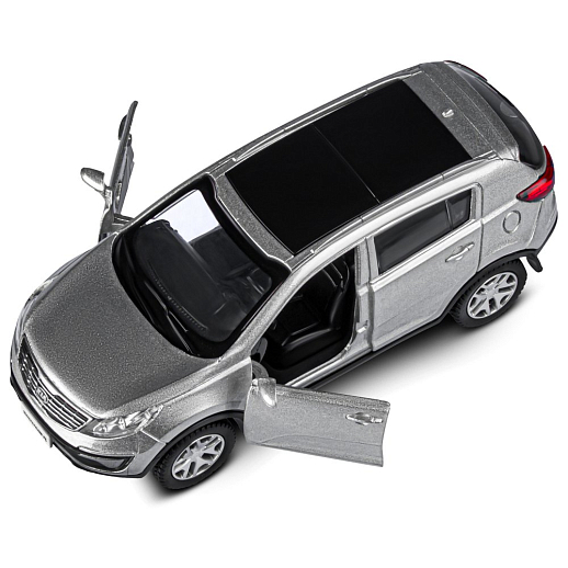 ТМ "Автопанорама" Машинка металлическая 1:39 KIA SPORTAGE R, серебряный, откр. двери, инерция, 17,5*12,5*6,5 см в Джамбо Тойз #10