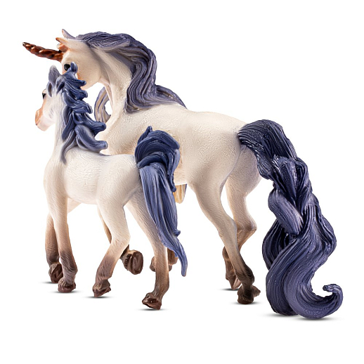 ТМ "КОМПАНИЯ ДРУЗЕЙ", серия "Животные планеты Земля", набор "Единорог и жеребенок", сиреневый, в/п 18*15*4 см в Джамбо Тойз #10