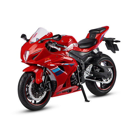 ТМ "Автопанорама" Мотоцикл металл. 1:12 SUZUKI GSX-R1000, красный, свободный ход колес, в/к 22,6*12,7*7,2 см в Джамбо Тойз #2