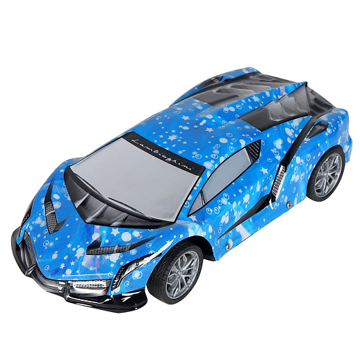 Р/У AUTODRIVE Машина с 3D подсветкой корпуса/пульта,М1:14, 4 канала,с аккум.,цв.синий.,в/к 34*14,5*12см в Джамбо Тойз #3