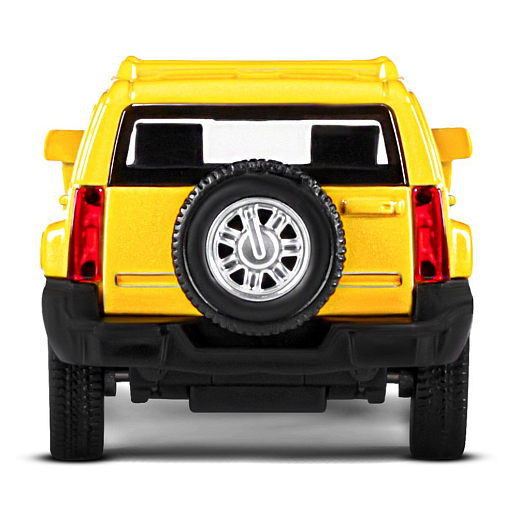 ТМ "Автопанорама" Машинка металлическая 1:43  Hummer H3, желтый, откр. двери, инерция, в/к 17,5*12,5*6,5 см в Джамбо Тойз #9