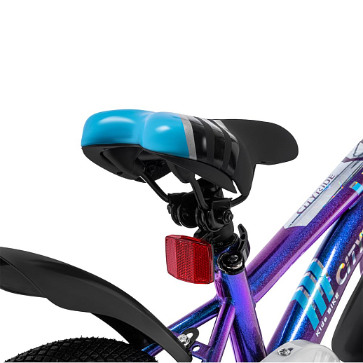 Велосипед CITYRIDE 12", модель CR-B2-07F41, рама сталь, обода сталь, ножной тормоз, балансирные колёса, цвет синий хамелеон в Джамбо Тойз #6