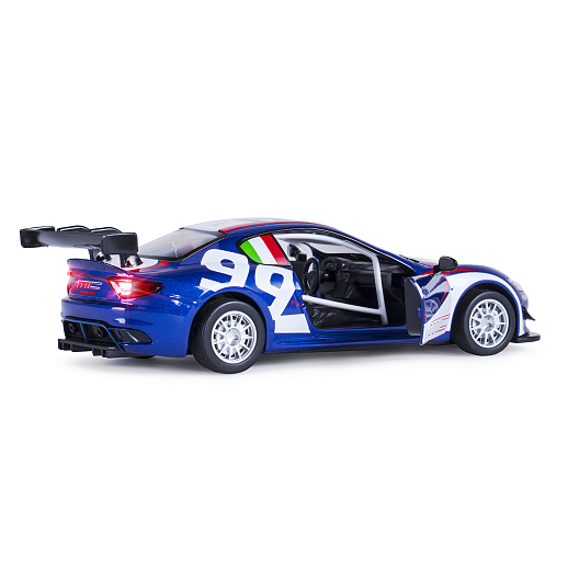 ТМ "Автопанорама" Машинка металл., 1:32 Maserati Gran Turismo MC GT4, синий, инерция, свет, звук, откр. двери, в/к 17,5*13,5*9 см в Джамбо Тойз #9