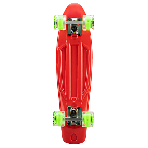 Скейтборд Fish, дека PP р-р 22"х6", колеса 60х45мм 78А, PU, LED, ABEC-7, подвеска алм.3,25" в/п в Джамбо Тойз #6