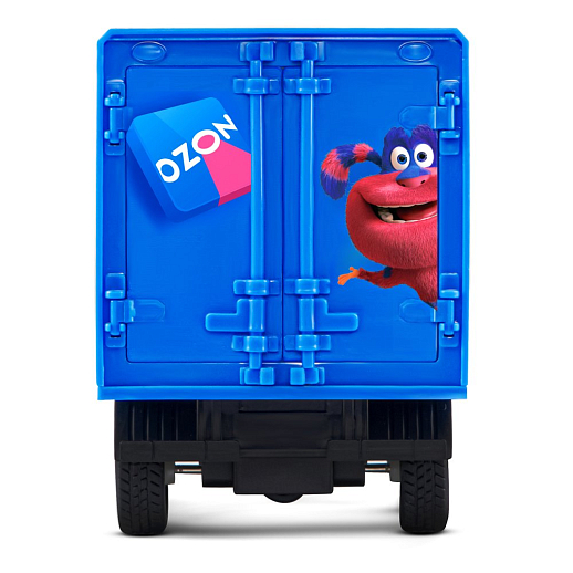 ТМ "Автопанорама" Машинка металлическая 1:28 ГАЗель NEXT OZON OZY, синий, откр. двери, задняя дверка фургона, свет, звук, инерция, в/к 24*14*12 см в Джамбо Тойз #9