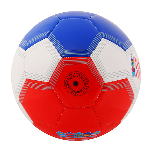 Мяч футбольный "Хорватия", 3-слойный, сшитые панели,  ПВХ, 280г, размер 5, диаметр 22см в Джамбо Тойз #3