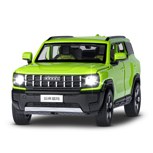 ТМ "Автопанорама" Машинка металлическая 1:32 Haval Kugou, зелен., свет, звук, откр. двери, капот и дверка багажника, инерция, в/к 19*9*7 см в Джамбо Тойз #15