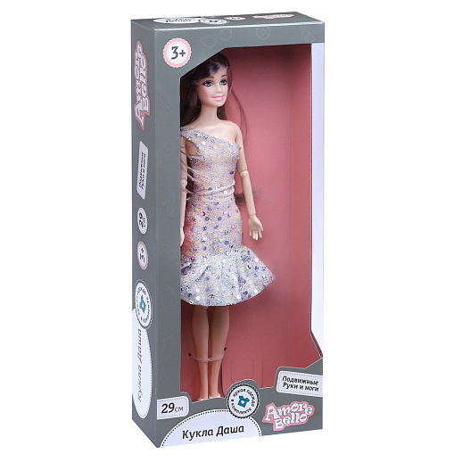 ТМ "Amore Bello" кукла "Даша", в/к 14х5,5х33 см в Джамбо Тойз #2