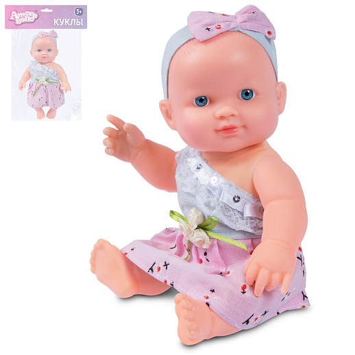 ТМ "Amore Bello" Пупс 25 см, русский язык, Шаинский: платье на одно плечо, в/п в Джамбо Тойз