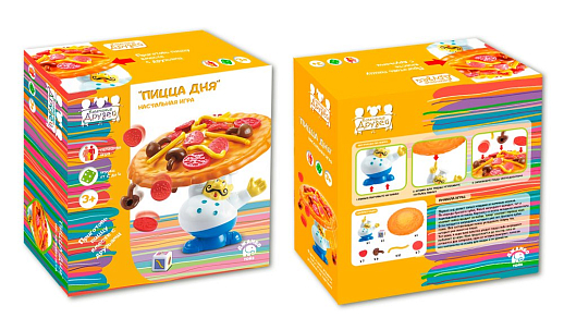 ТМ "Компания друзей" настольная игра "ПИЦЦА ДНЯ", в/к 27*11*26,5 см в Джамбо Тойз