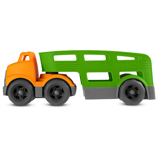 ТМ "Компания Друзей" трейлер оранжево-зеленый, в коробке  32,5х15,5х11,5 см в Джамбо Тойз #9