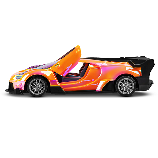 Р/У машинка 1:24,5 каналов,двери откр. с пульта,свет,цвет оранжевый бензин,в/к в/к 30,3х7,7х12см в Джамбо Тойз #6