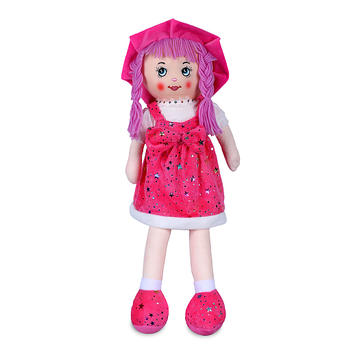 ТМ "Amore Bello" Кукла мягкая на бат., фразы на русском языке, стихотворение, песенка, 60 см, розовый 2, в/п в Джамбо Тойз