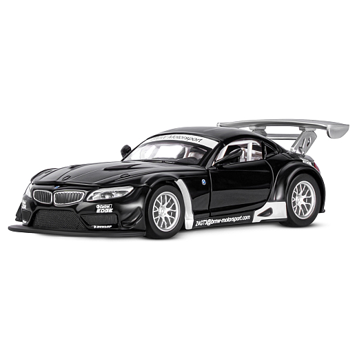 ТМ "Автопанорама" Машинка металлическая 1:32 BMW Z4 GT, черный, свет, звук, откр. двери и капот, инерция, в/к 17,5*13,5*9 см в Джамбо Тойз #2