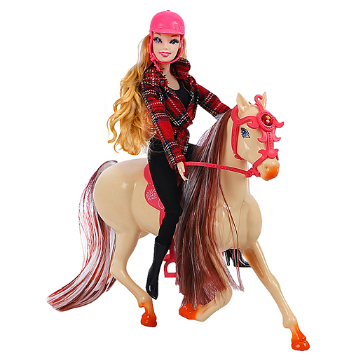 Набор "Кукла,  лошадь, аксесс.", в/к 33х11х36 см в Джамбо Тойз #5