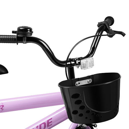 Велосипед двухколёсный CITYRIDE, модель CR-B2-07F51, колеса 14", рама сталь 0,75, колеса сталь, балансирные колеса, цвет розовый в Джамбо Тойз #2