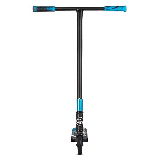 Трюковый самокат CITYRIDE REVO, в/к, T-bar сталь 53*60см, дека алюм.50*10см, колеса PU 86A 110мм, алюм. диск, вилка сталь., HIC, цвет голубой в Джамбо Тойз #5