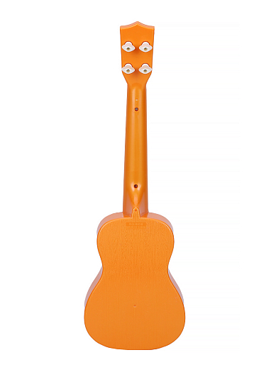 Детская четырехструнная гитара, пластик, цвет оранжевый, в/к 14,2х5,7х45,2 см в Джамбо Тойз #9
