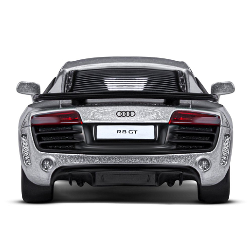 ТМ "Автопанорама" Машинка металлическая 1:43 Audi R8 GT, серебро, откр. двери, инерция, в/к 16*7,5*5 см в Джамбо Тойз #7