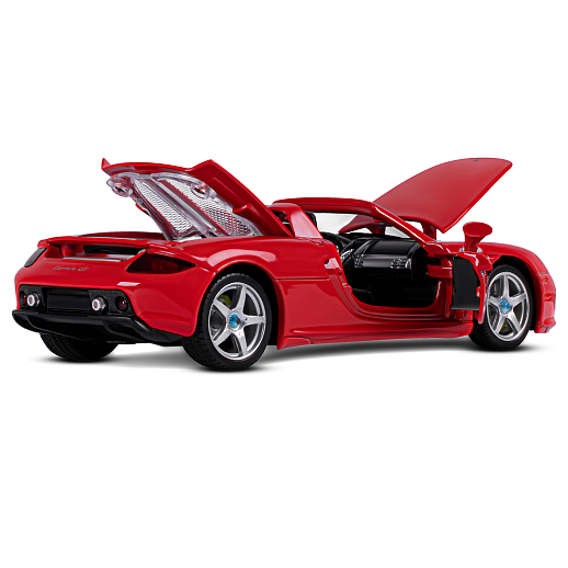 ТМ "Автопанорама" Машинка металлическая, 1:24, Porsche Carrera GT, красный, откр. двери, капот и багажник, свет, звук, свободный ход колес, в/к 24,5х12,5х10,5 см в Джамбо Тойз #15