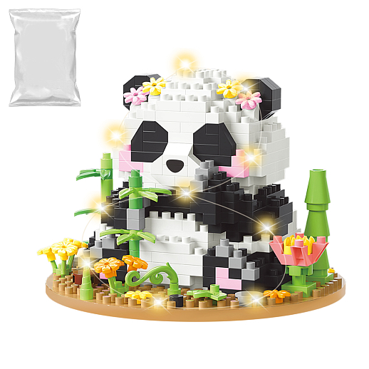 Конструктор "Панда" 510 дет., со светом,  в/п в Джамбо Тойз