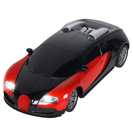 Р/У Машина гоночная, М1:20, 27MHz,4 канала,пульт-руль, свет,цвет красный,с аккум., в/к 33*6,5*25см в Джамбо Тойз #3