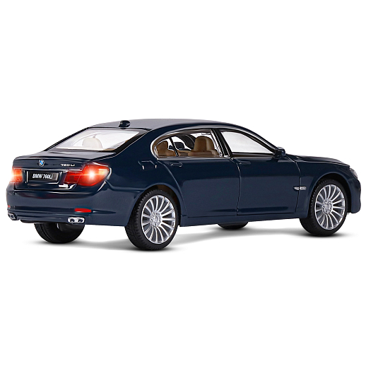 ТМ "Автопанорама" Машинка металл. 1:34 BMW 760LI, синий, инерция, свет, звук, откр. двери, свет, звук, в/к 17,5*13,5*9 см в Джамбо Тойз #9