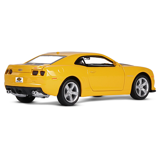 ТМ "Автопанорама" Машинка металлическая 1:32 Chevrolet Camaro SS, желтый, свет, звук, откр. двери, капот и багажник, инерция, в/к 19*9*7 см в Джамбо Тойз #12