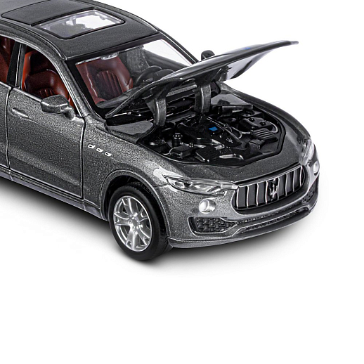 ТМ "Автопанорама" Машинка металл.1:32 Maserati Levante SUV, серый, откр. двери и капот, свет, звук, инерция в/к 18*9*13,5 см в Джамбо Тойз #18