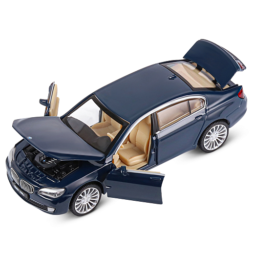ТМ "Автопанорама" Машинка металл. 1:34 BMW 760LI, синий, инерция, свет, звук, откр. двери, свет, звук, в/к 17,5*13,5*9 см в Джамбо Тойз #12