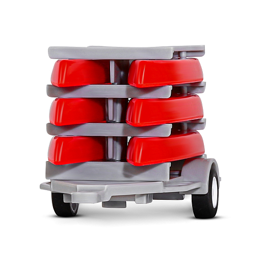 ТМ "Автопанорама" Машинка металлическая 1:43, LADA LARGUS серая, откр. 2 двери., инерция + прицеп с лодками в Джамбо Тойз #8