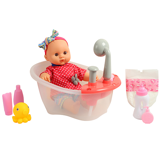Набор "Кукла пупс с ванночкой и аксс.", в/к 41х23х24 см в Джамбо Тойз #3