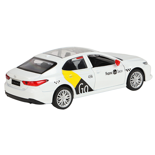 Яндекс Go Машинка металлическая 1:43 Toyota Camry, белый, инерция, откр. двери, 17,5*12,5*6,5 см в Джамбо Тойз #5