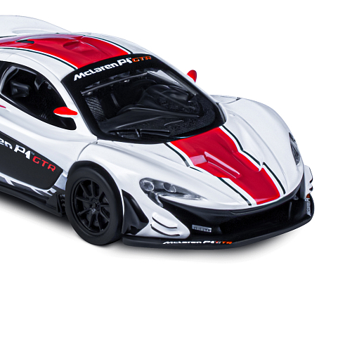 ТМ "Автопанорама" Машинка металлическая 1:31 Mclaren P1™ GTR, белый, откр. двери, свет, звук, инерция, в/к 18*13,5*9 см в Джамбо Тойз #18