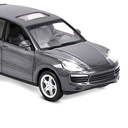 ТМ "Автопанорама" Машинка металлическая 1:32 Porsche Cayenne S, серый, свет, звук, откр. двери и багажник, инерция, в/к 17,5*13,5*9 см в Джамбо Тойз #18