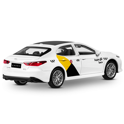 Яндекс Go Машинка металлическая 1:43 Toyota Camry, белый, инерция, откр. двери, 17,5*12,5*6,5 см в Джамбо Тойз #5