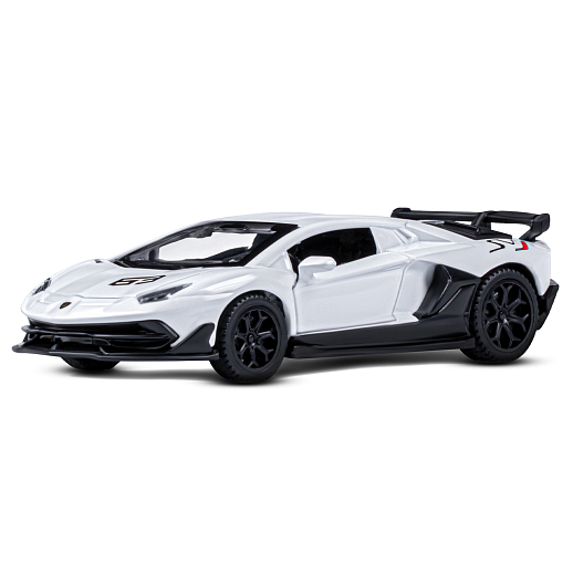 ТМ "Автопанорама" Машинка металл. 1:43 Lamborghini Aventador SVJ, белый, инерция, откр. двери, в/к 17,5*12,5*6,5 см в Джамбо Тойз #2
