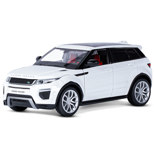 ТМ "Автопанорама" Машинка металлическая 1:32  Range Rover Evoque, белый, свет, звук, откр. двери и капот, инерция, в/к 17,5*13,5*9 см в Джамбо Тойз #2