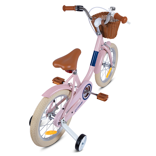 Велосипед двухколесный CITYRIDE, модель CR-B2-09H, рама сталь, колеса алюминий 16", ножной тормоз, балансирные колёса, цвет розовый в Джамбо Тойз #2