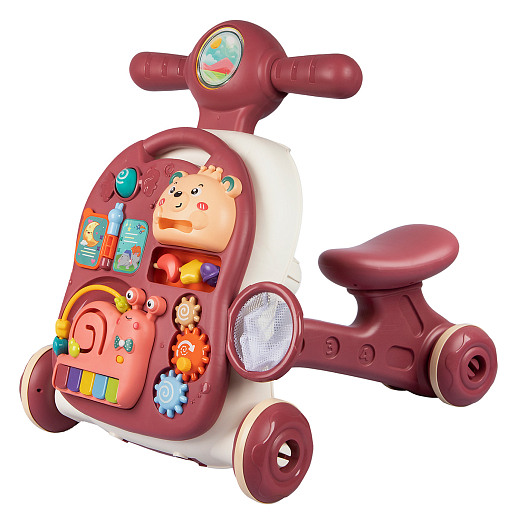 Ходунки, игровой центр, свет, звук, цвет бордовый, в/к 36,5х21х45,5 см в Джамбо Тойз #4