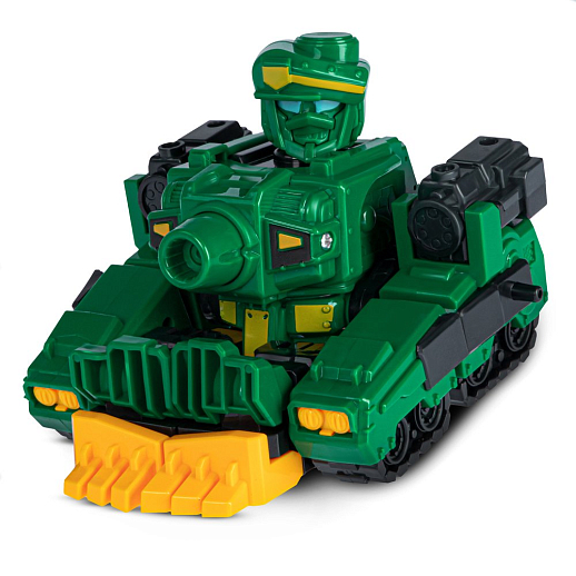 Робот-трансформер, цвет темно-зеленый, в гофрокор. 11*11*8,5см в Джамбо Тойз #8