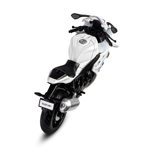 ТМ "Автопанорама" Мотоцикл металл. 1:18 SUZUKI GSR-R1000, белый, свободный ход колес, в/к 9,2 х 4,5 х 14 см в Джамбо Тойз #10