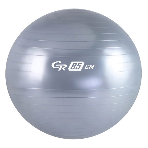 Мяч гимнастический, 85 см ТМ "CR", 1200г, серебристый, в сумке в Джамбо Тойз